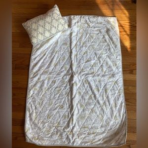 Pottery Barn Kids Crib Blanket and Pillow